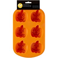 Wilton Brands Inc 2105-4939 - Molde de Silicona (6 cavidades)- diseño de Calabaza de Halloween
